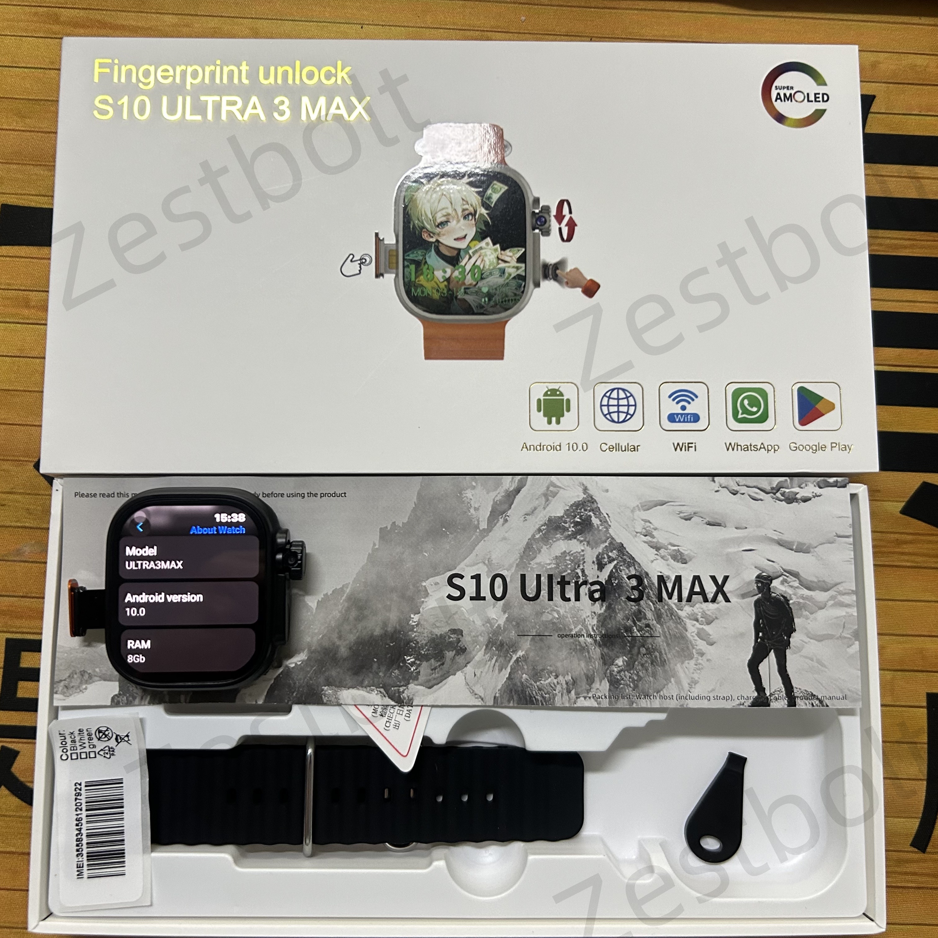 Smartwatch Id - S10 Ultra 3 MAX Smartwatch Cellular