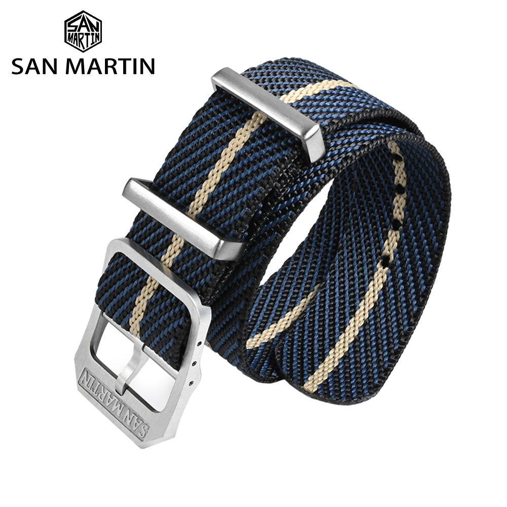 Nylon Nato Strap - San Martin High Quality 20mm Universal