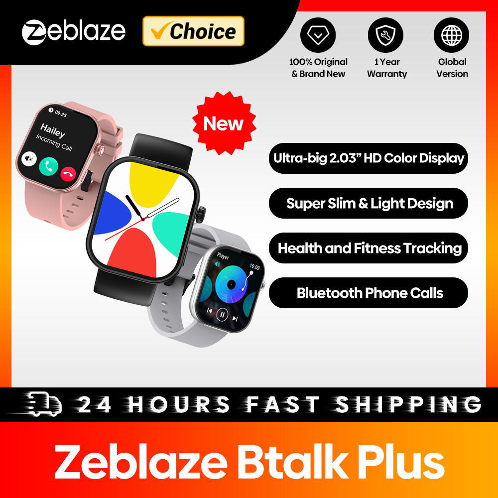 Smartwatch Id - New Zeblaze Btalk Plus Voice Calling