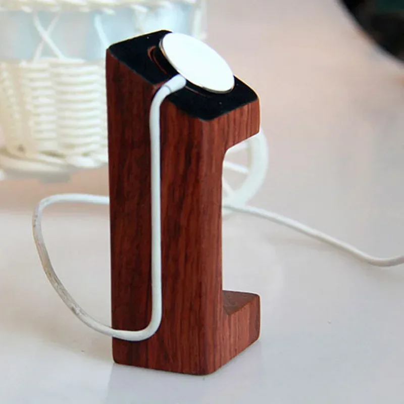 Wooden Apple Watch Charger Sta - Apple Smartwatch Accessories 리뷰 및 가격