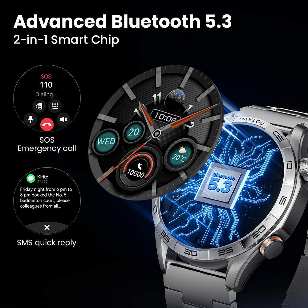 HAYLOU Solar 5 Voice Calling S - Smartwatch Face 리뷰 및 가격