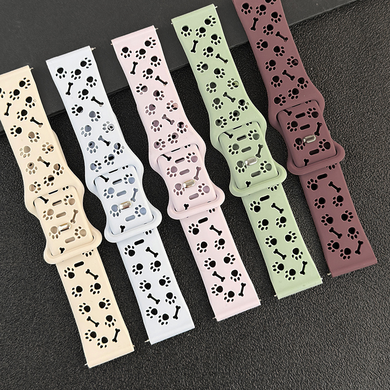 Hollow-out Dog Paw Strap 22mm  - Titan Smartwatch Accessories 리뷰 및 가격