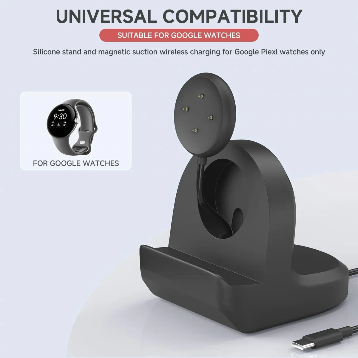 Soft Silicone Charger Cradle D - Watch Charging Dock 리뷰 및 가격