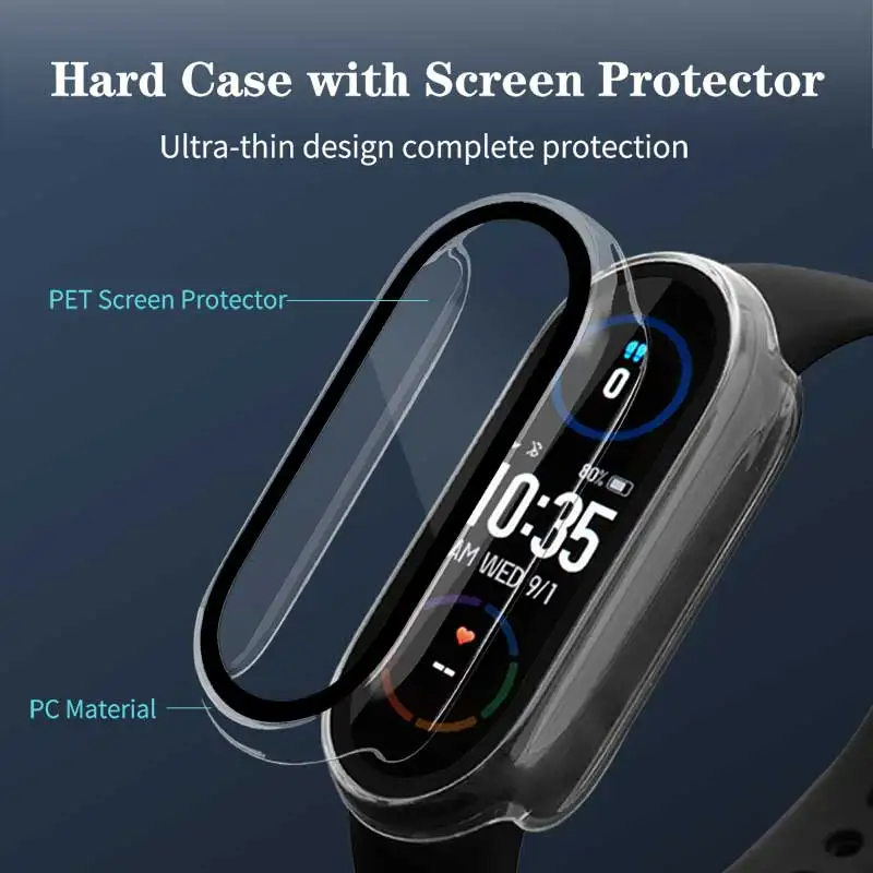 Tempered Glass+PC Case For Xia - Xiaomi Smartwatch Accessories 리뷰 및 가격