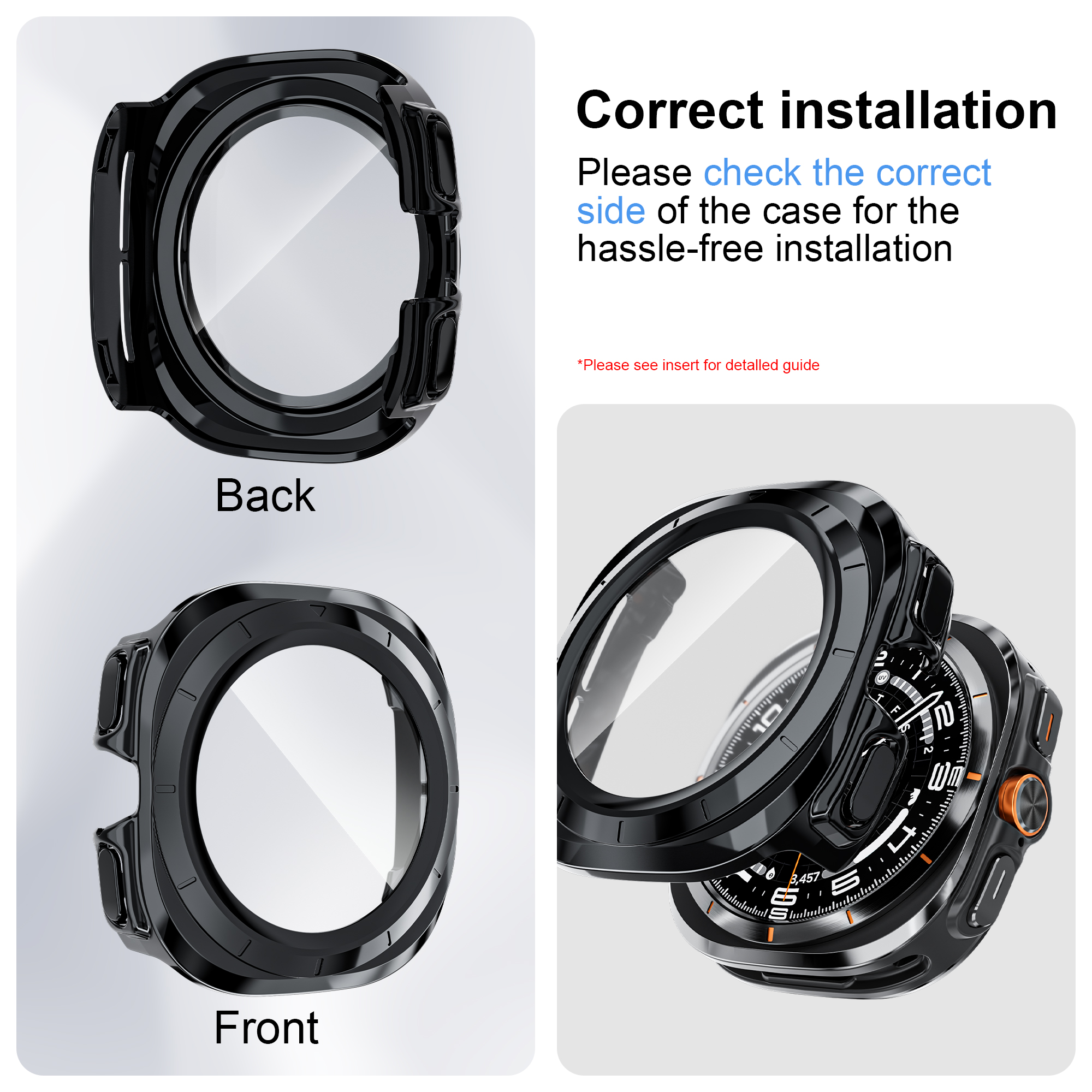 Case for Samsung Galaxy Watch  - Smartwatch Band Accessories 리뷰 및 가격