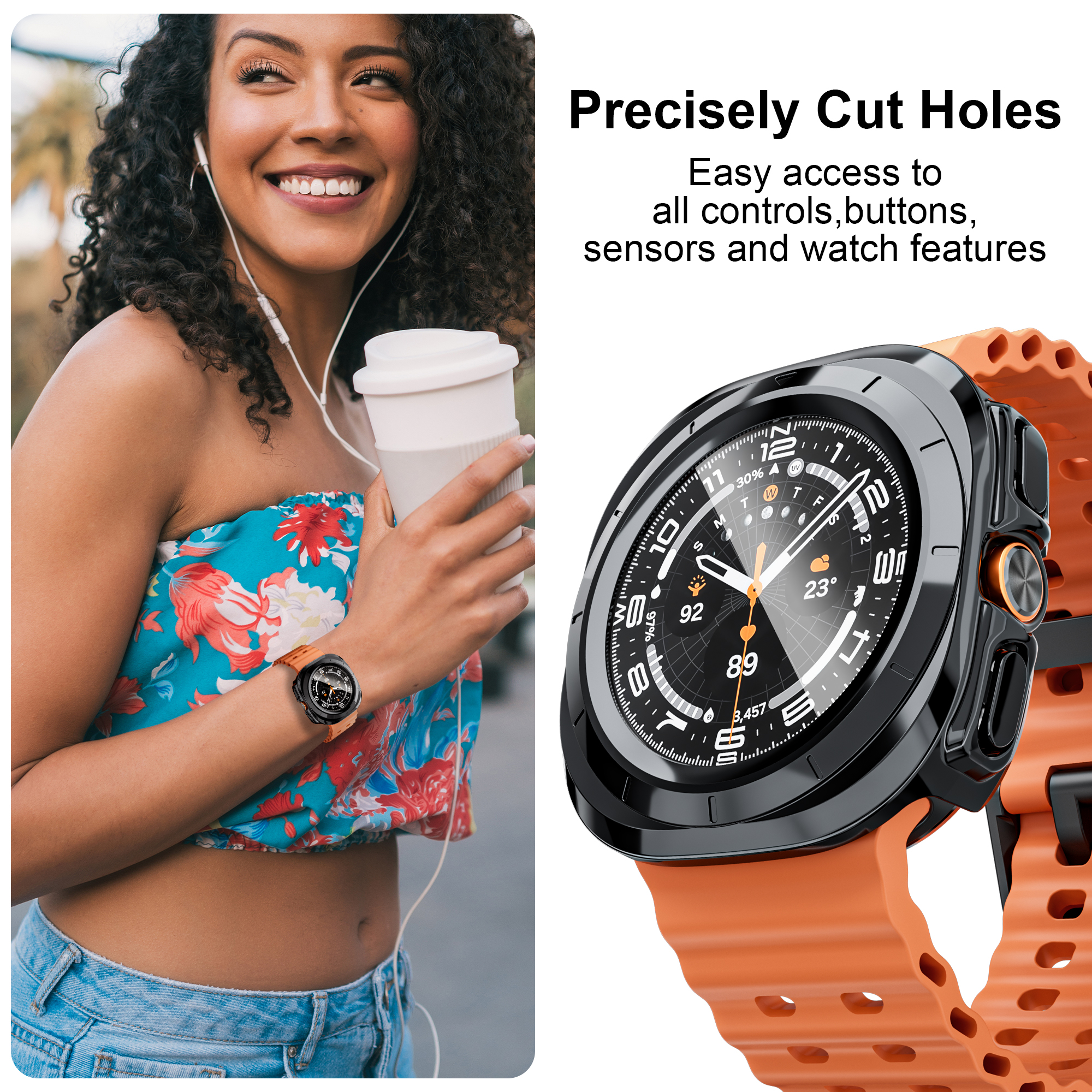 Case for Samsung Galaxy Watch  - Smartwatch Band Accessories 리뷰 및 가격
