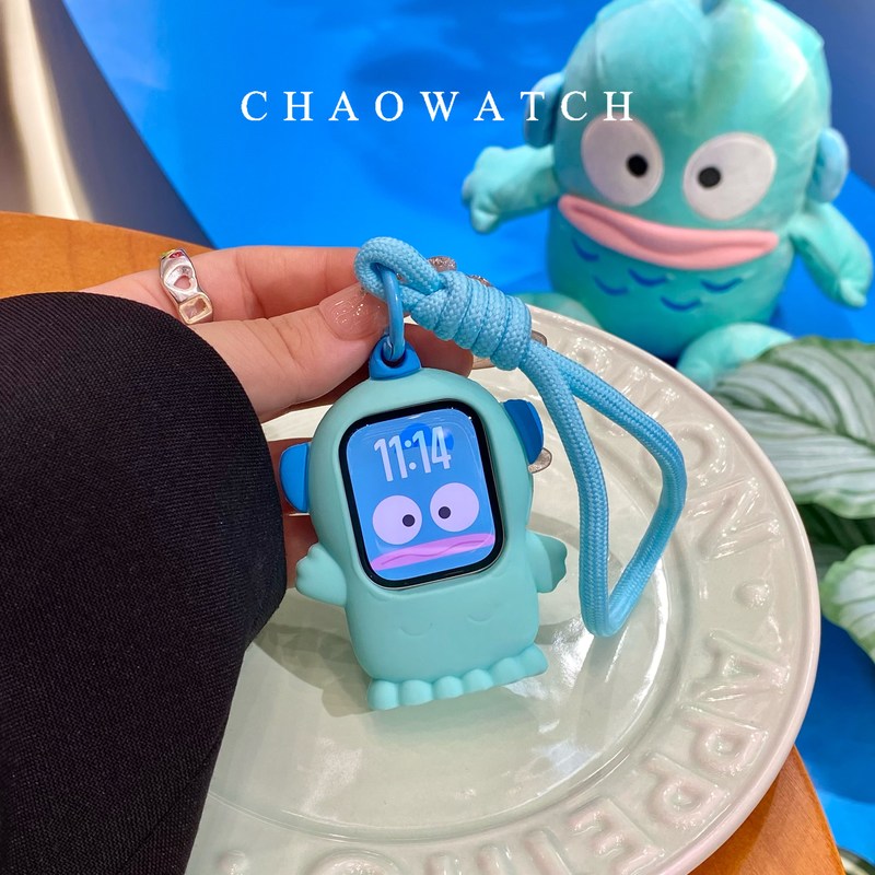 In Stock Sanrio Hangyodon Stra - Watch Case Bumper 리뷰 및 가격