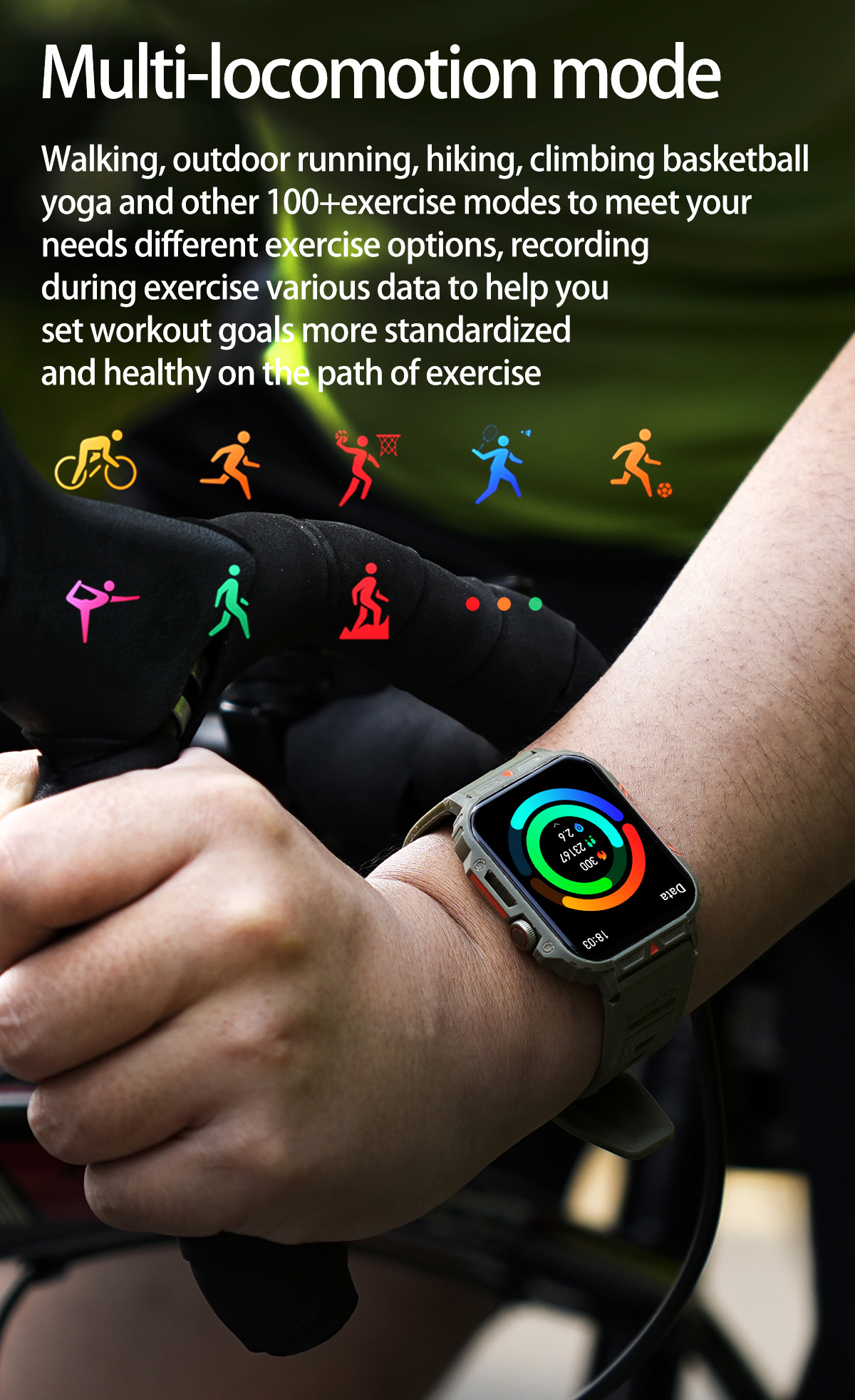 1.91 Outdoor Military Smart Wa - Smartwatch Face 리뷰 및 가격