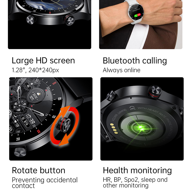 GPS ECG+PPG Bluetooth Call Sma - Smartwatch Face 리뷰 및 가격