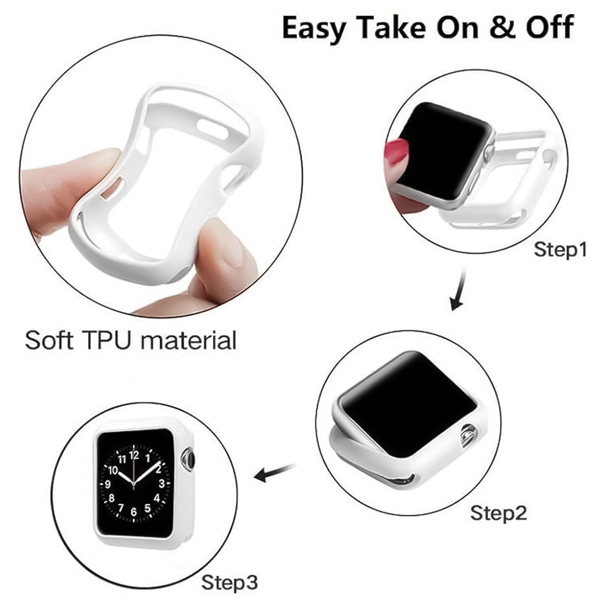 TPU Silicone Case For Huawei W - Huawei Smartwatch Accessories 리뷰 및 가격