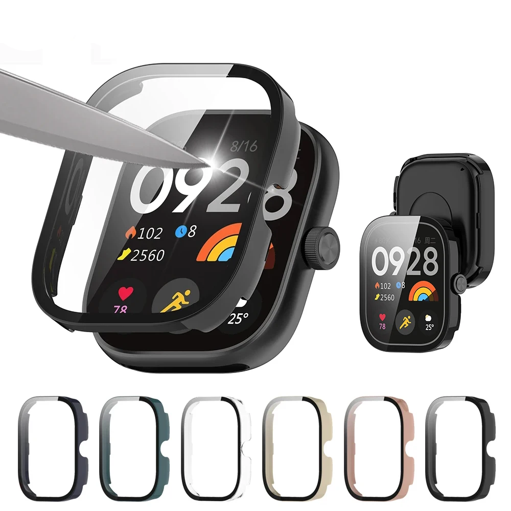 Tempered Glass+Case For Xiaomi - Xiaomi Smartwatch Accessories 리뷰 및 가격