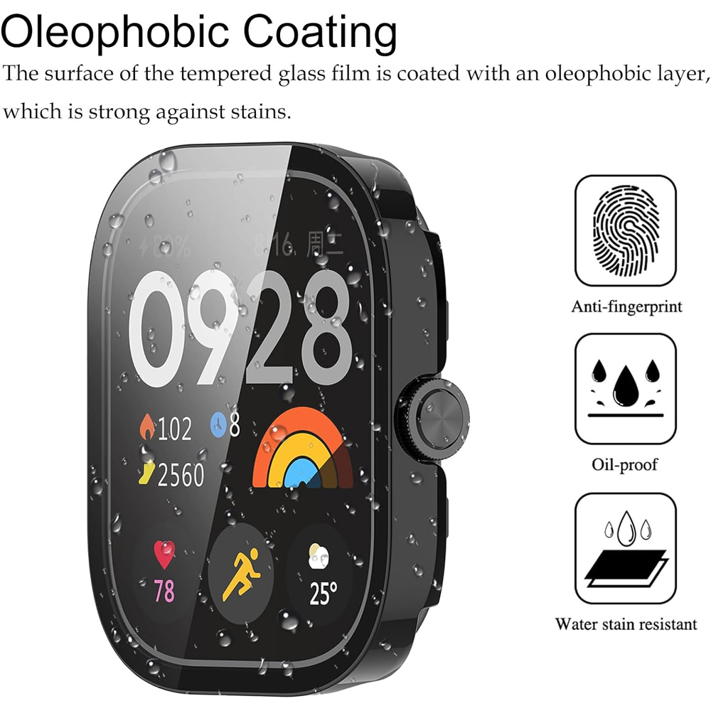 Tempered Glass+Case For Xiaomi - Xiaomi Smartwatch Accessories 리뷰 및 가격