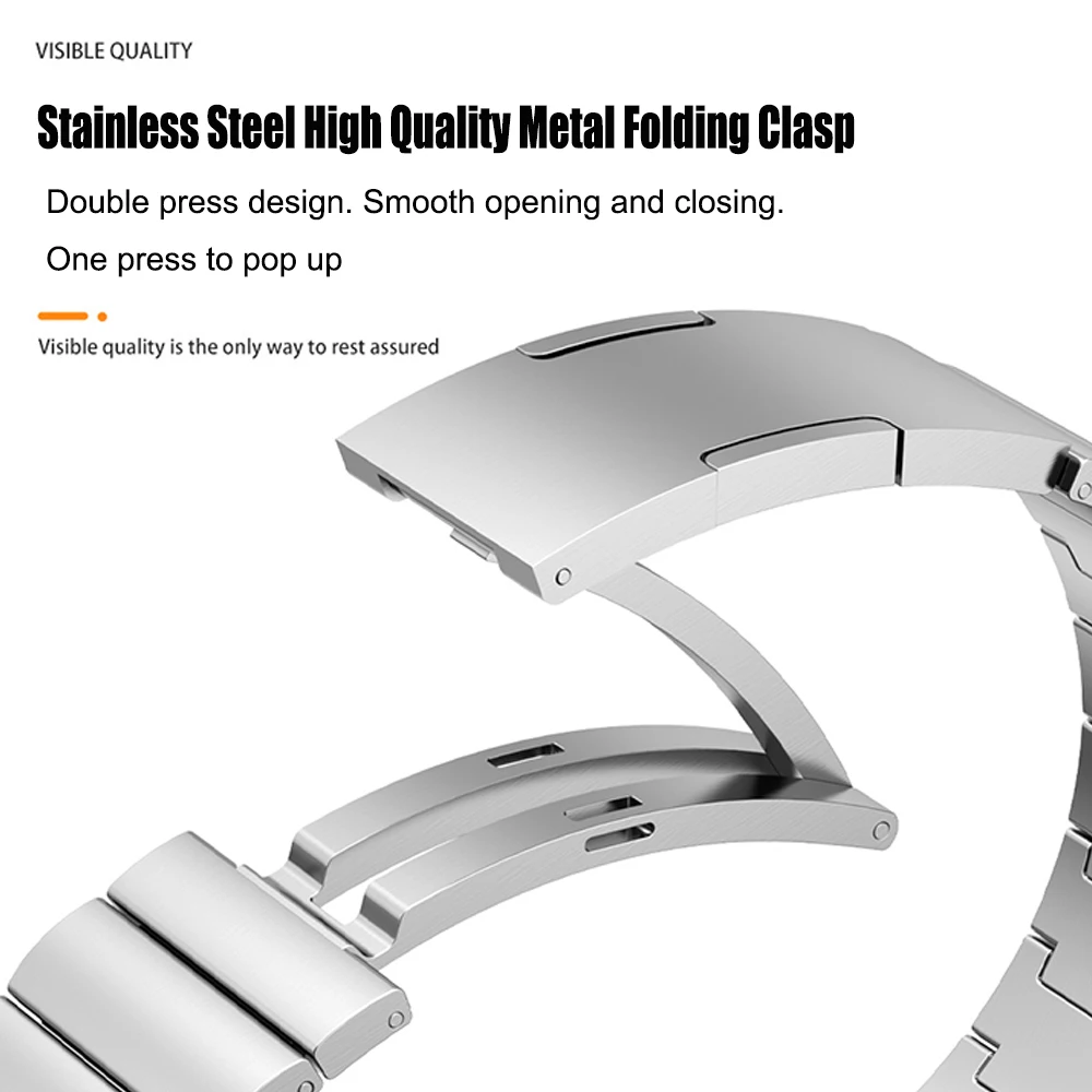 Official Metal Steel Strap For - Titan Smartwatch Accessories 리뷰 및 가격