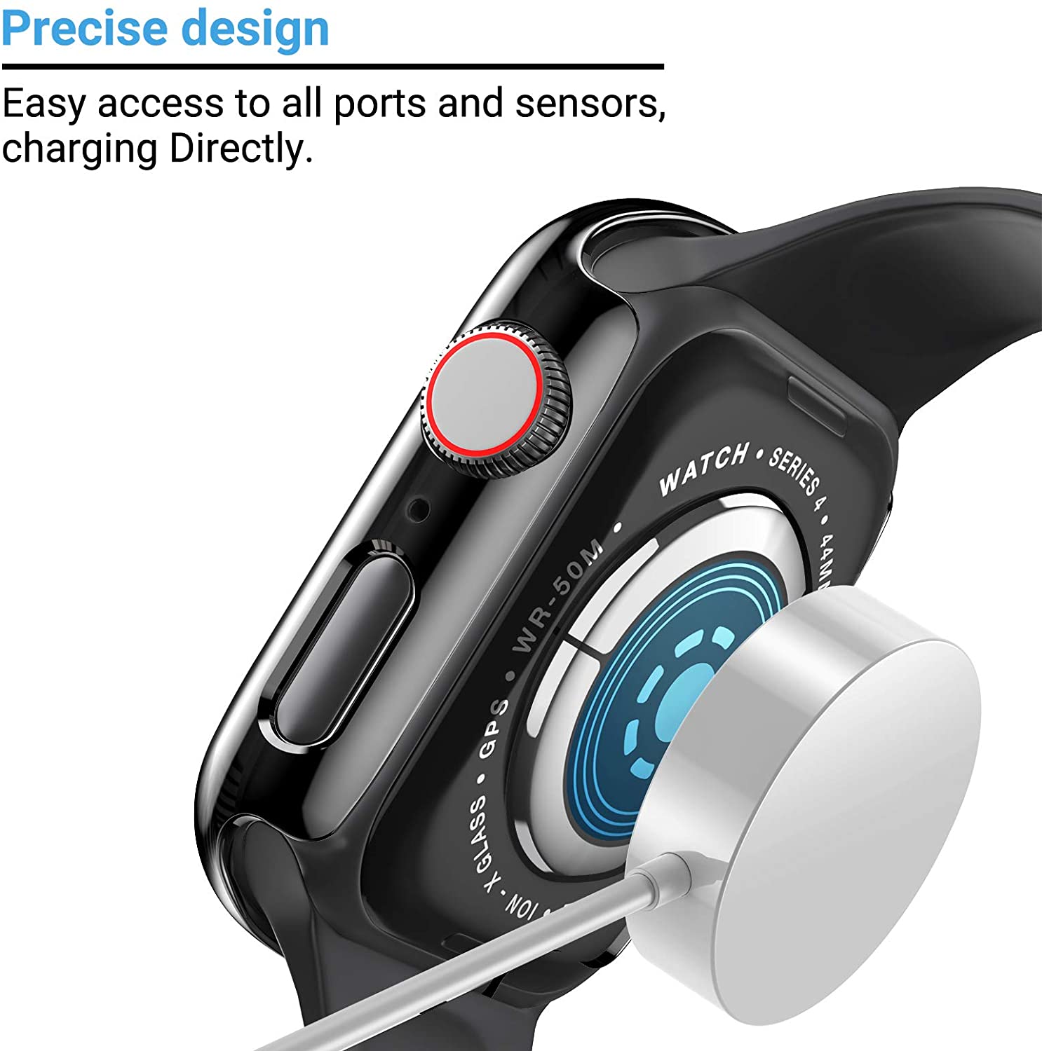 Glass+cover For Apple Watch Ca - Smartwatch Band Accessories 리뷰 및 가격