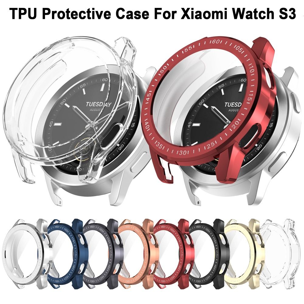 New Full Cover TPU Case Bumper - Xiaomi Smartwatch S3 Accessories 리뷰 및 가격