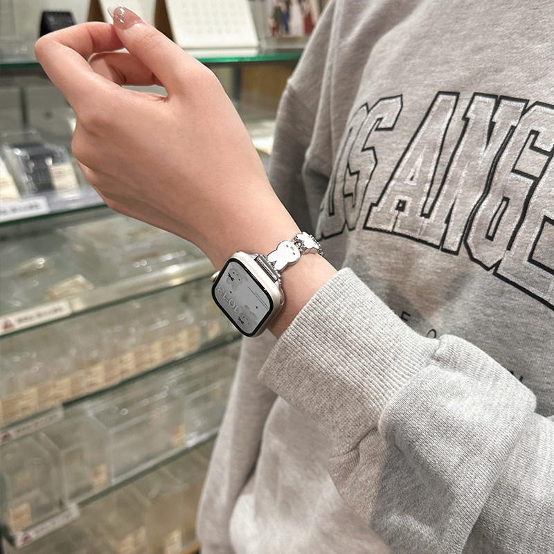 Miffy Rabbit Leather Watch Ban - Apple Smartwatch Accessories 리뷰 및 가격