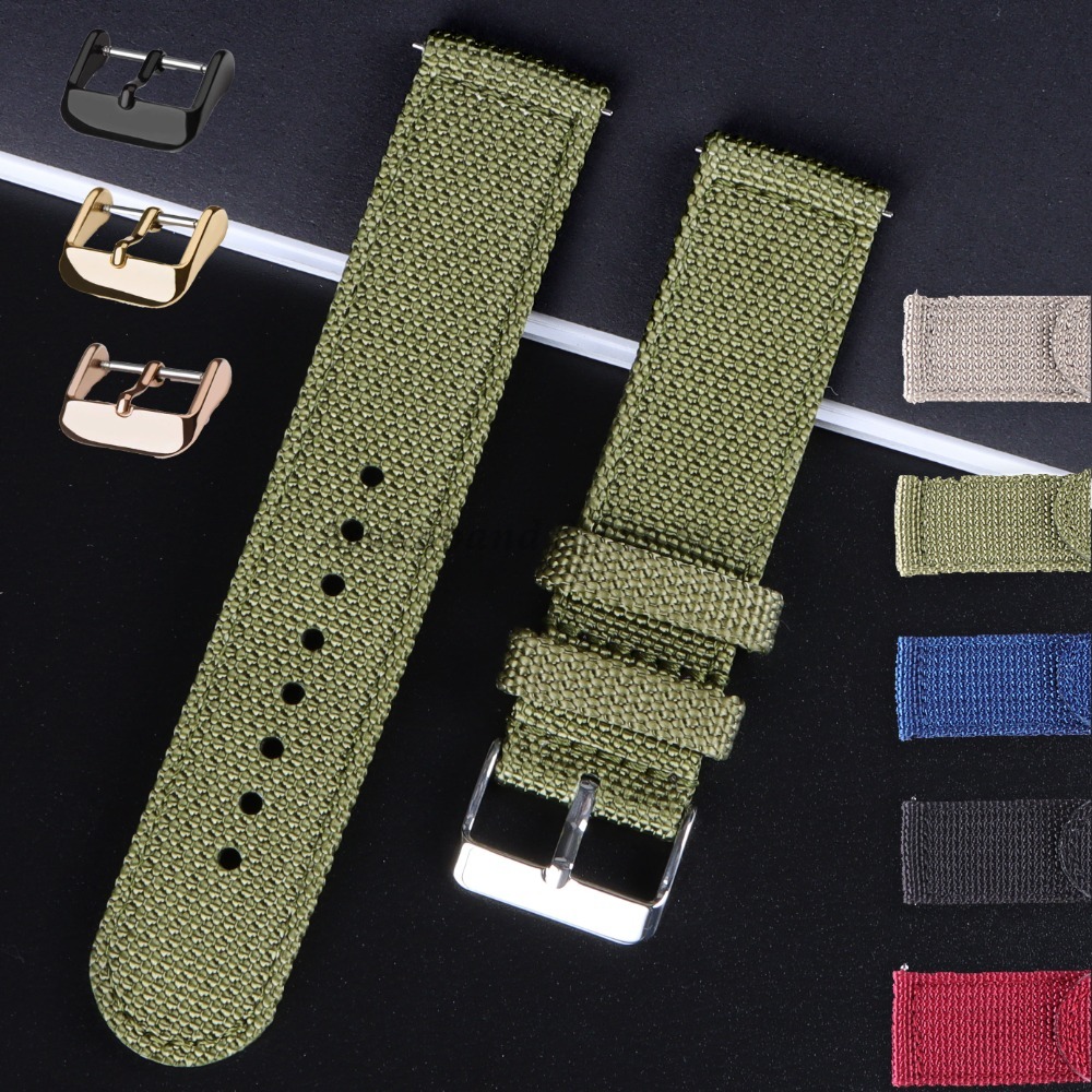 18 20 22 24mm Nylon Canvas Str - Nylon Nato Strap 리뷰 및 가격