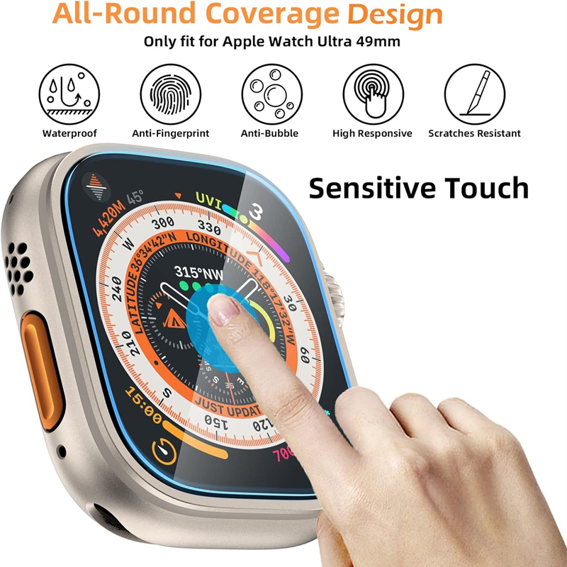 Tempered Glass For Apple Watch - Watch Case Bumper 리뷰 및 가격