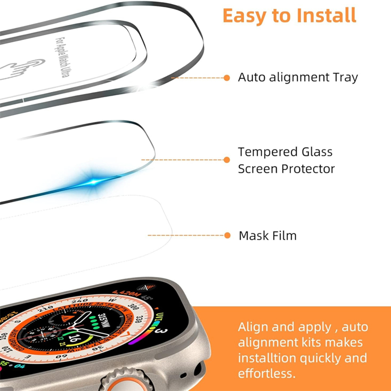 Tempered Glass For Apple Watch - Watch Case Bumper 리뷰 및 가격