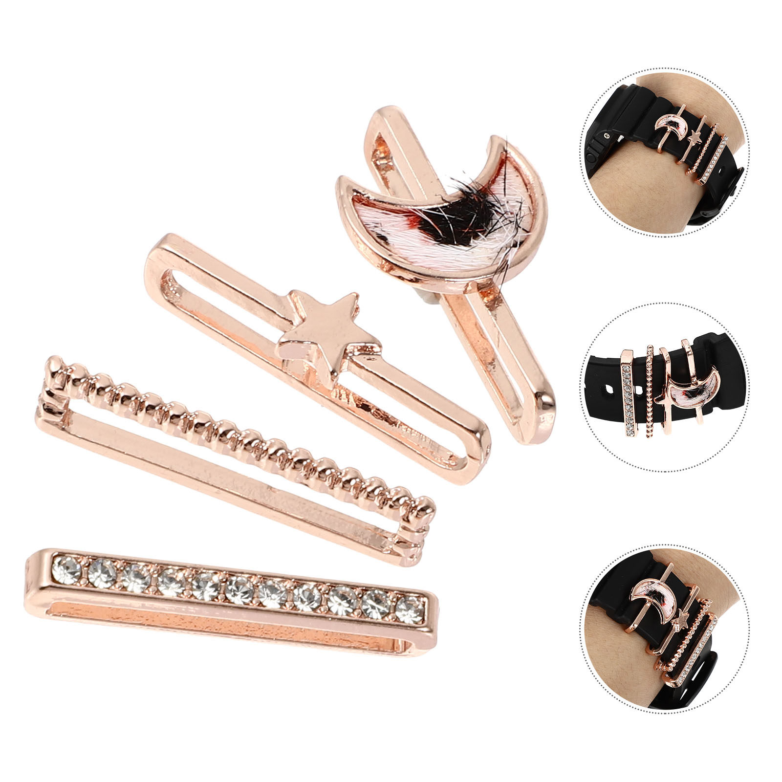 4Pcs Watchband Charms Decorati - Smartwatch Band Accessories 리뷰 및 가격