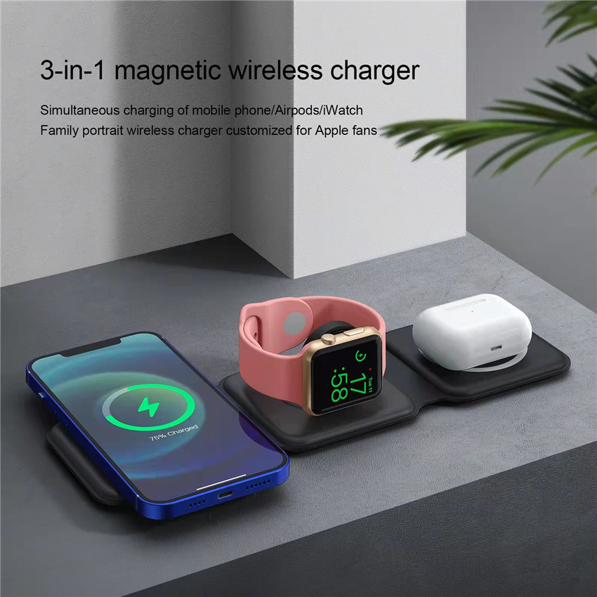 New 3in1 Foldable Wireless Cha - Smartwatch X12 리뷰 및 가격