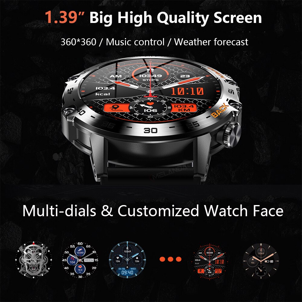 MEVADEN Steel 1.39 inch Men Lu - Smartwatch Face 리뷰 및 가격