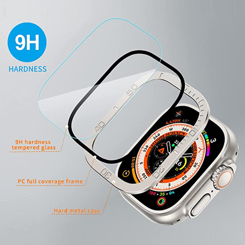 Tempered Glass for Apple Watch - Watch Case Bumper 리뷰 및 가격
