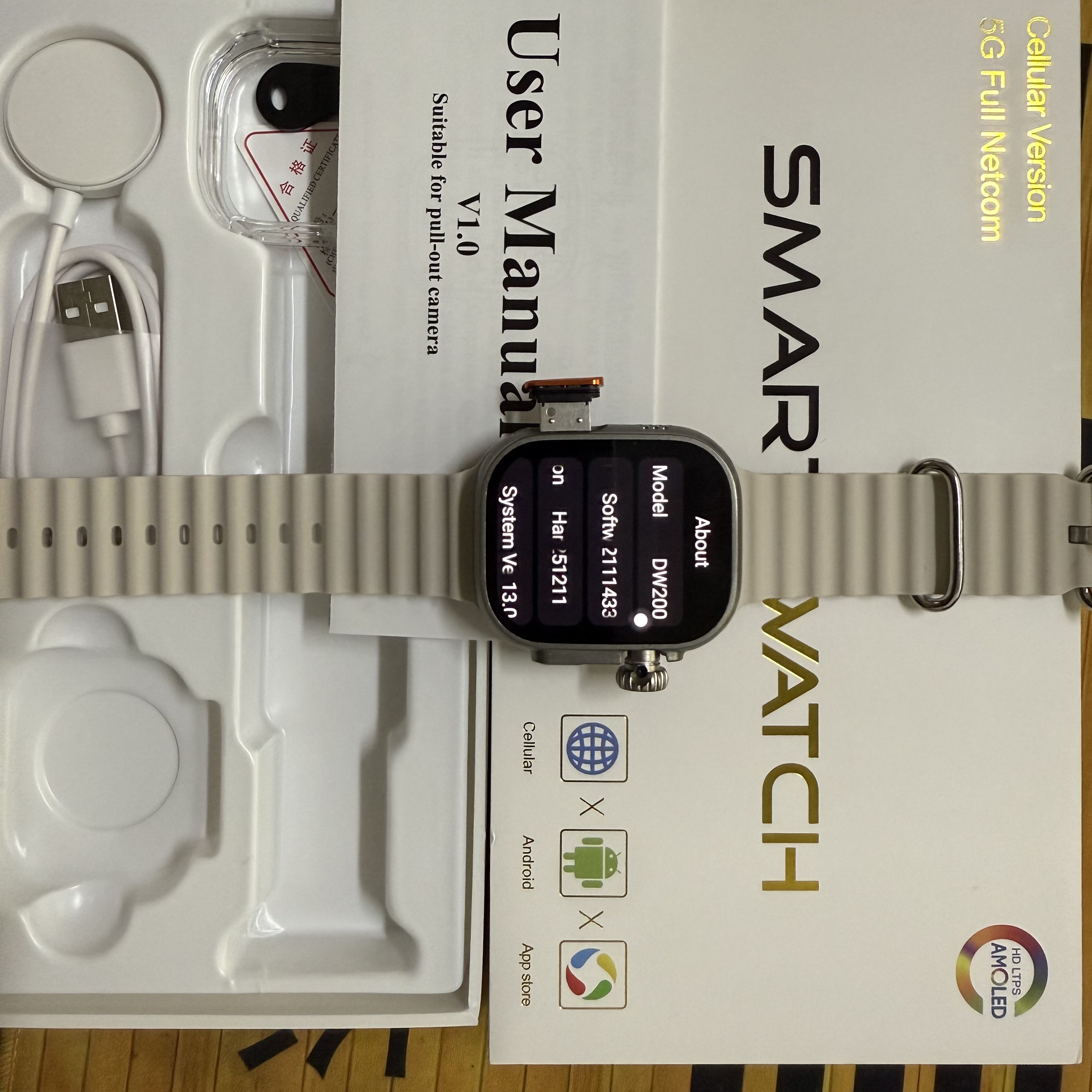 DW200 Smartwatch Men WIFI Touc - Smartwatch Id 리뷰 및 가격