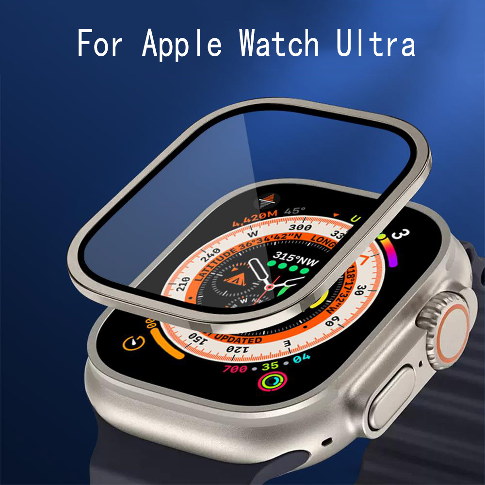 Metal Bumper+Tempered Glass Fo - Apple Smartwatch Accessories 리뷰 및 가격