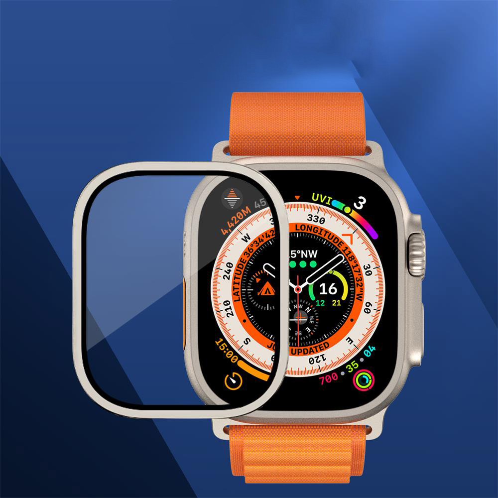 Metal Bumper+Tempered Glass Fo - Apple Smartwatch Accessories 리뷰 및 가격