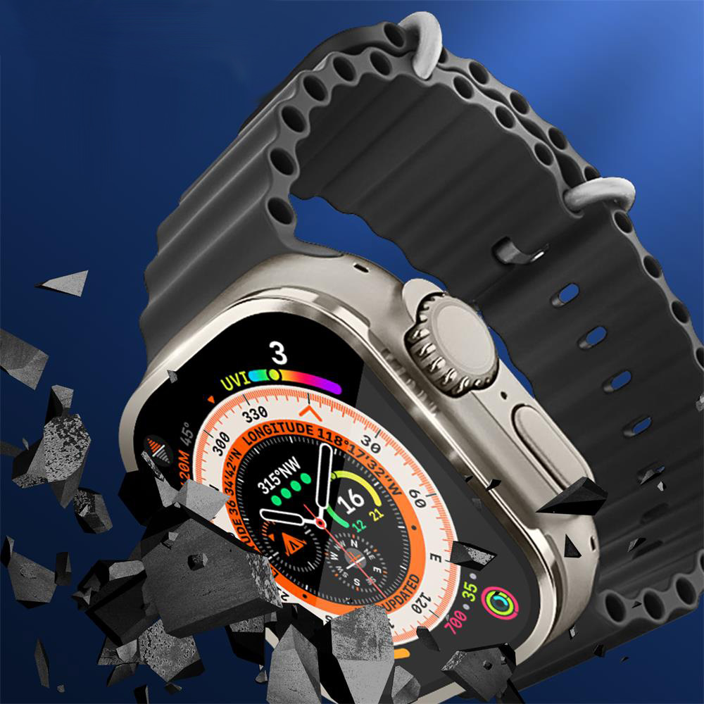 Metal Bumper+Tempered Glass Fo - Apple Smartwatch Accessories 리뷰 및 가격