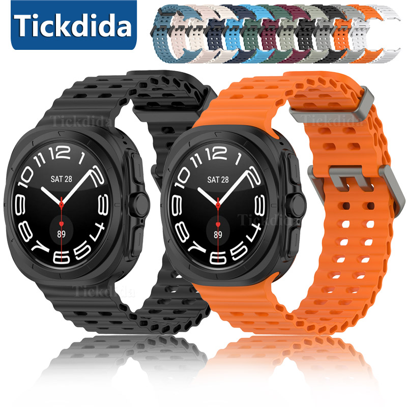 High Quality Silicone Strap fo - Samsung Smartwatch Ultra Accessories 리뷰 및 가격