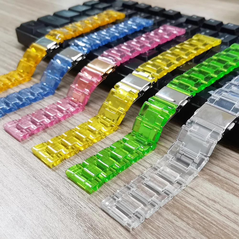 Transparent Glacier band for S - Titan Smartwatch Accessories 리뷰 및 가격