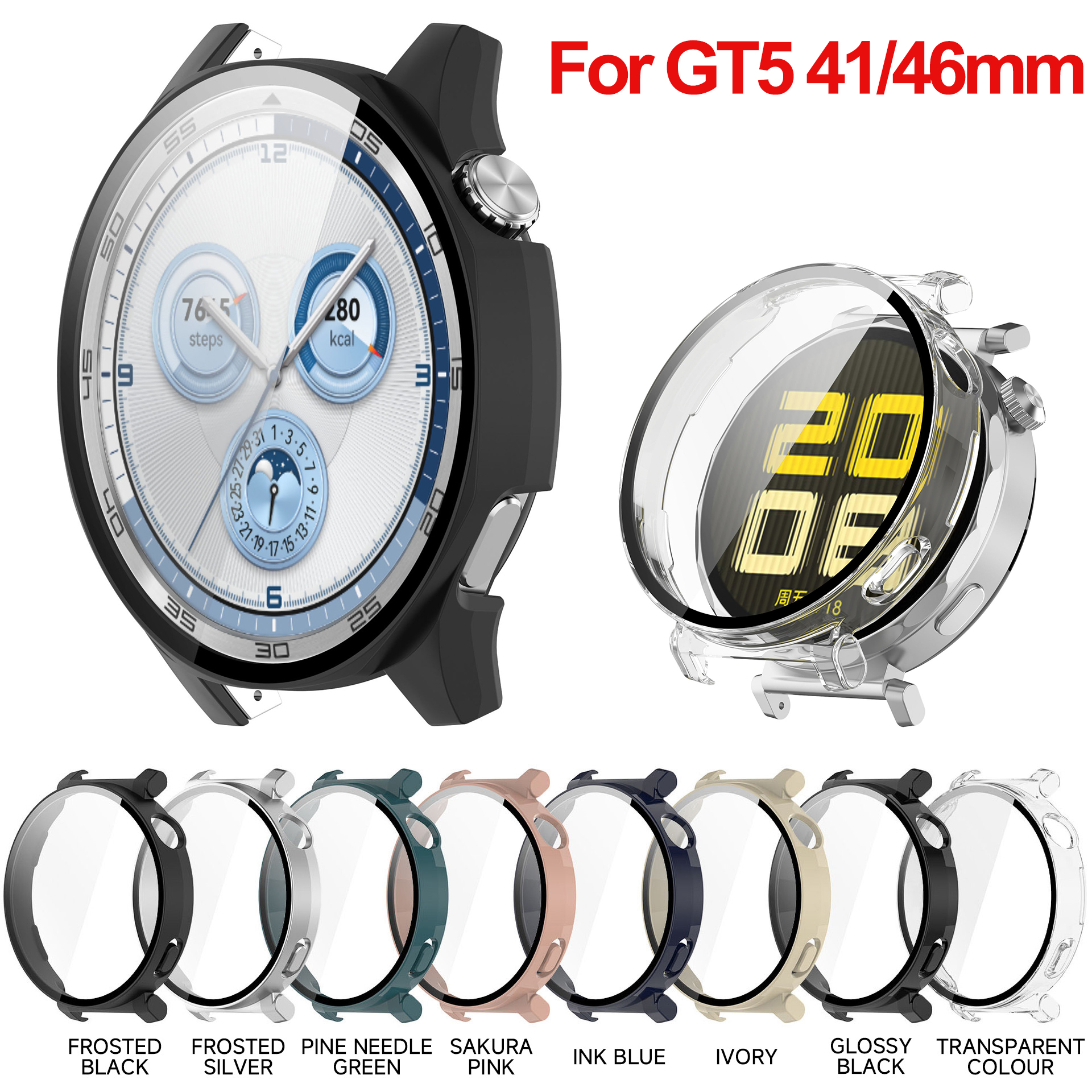 Tempered glass case For Huawei - Titan Smartwatch Accessories 리뷰 및 가격