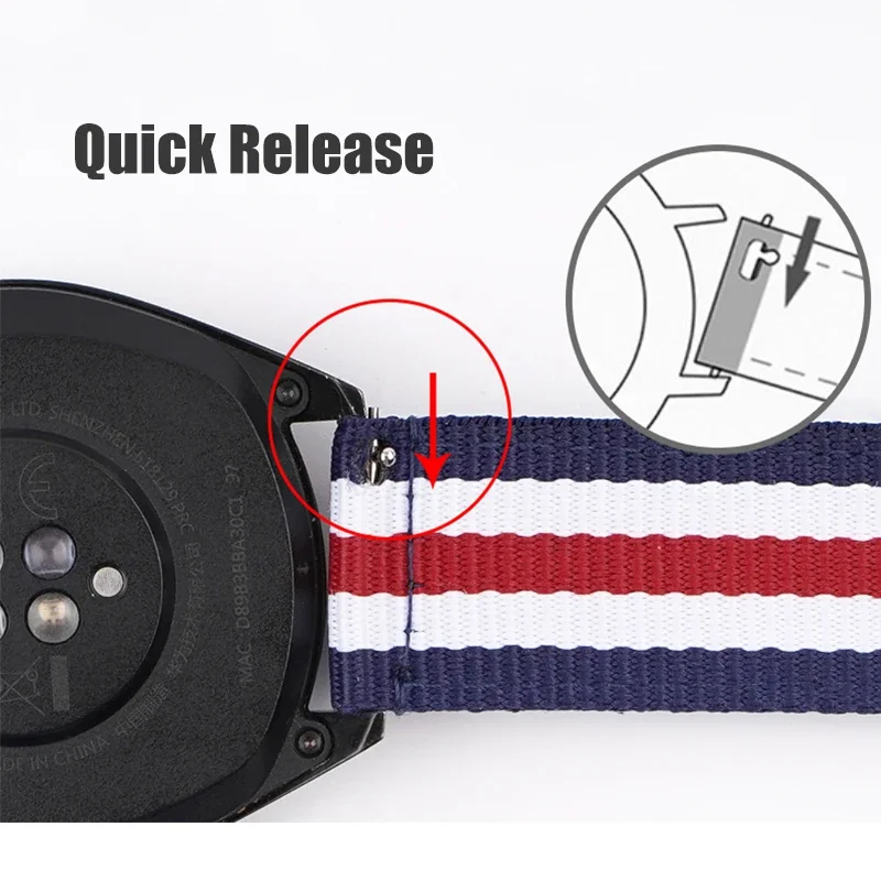 20mm 22mm Woven Nylon Strap fo - Nylon Nato Strap 리뷰 및 가격