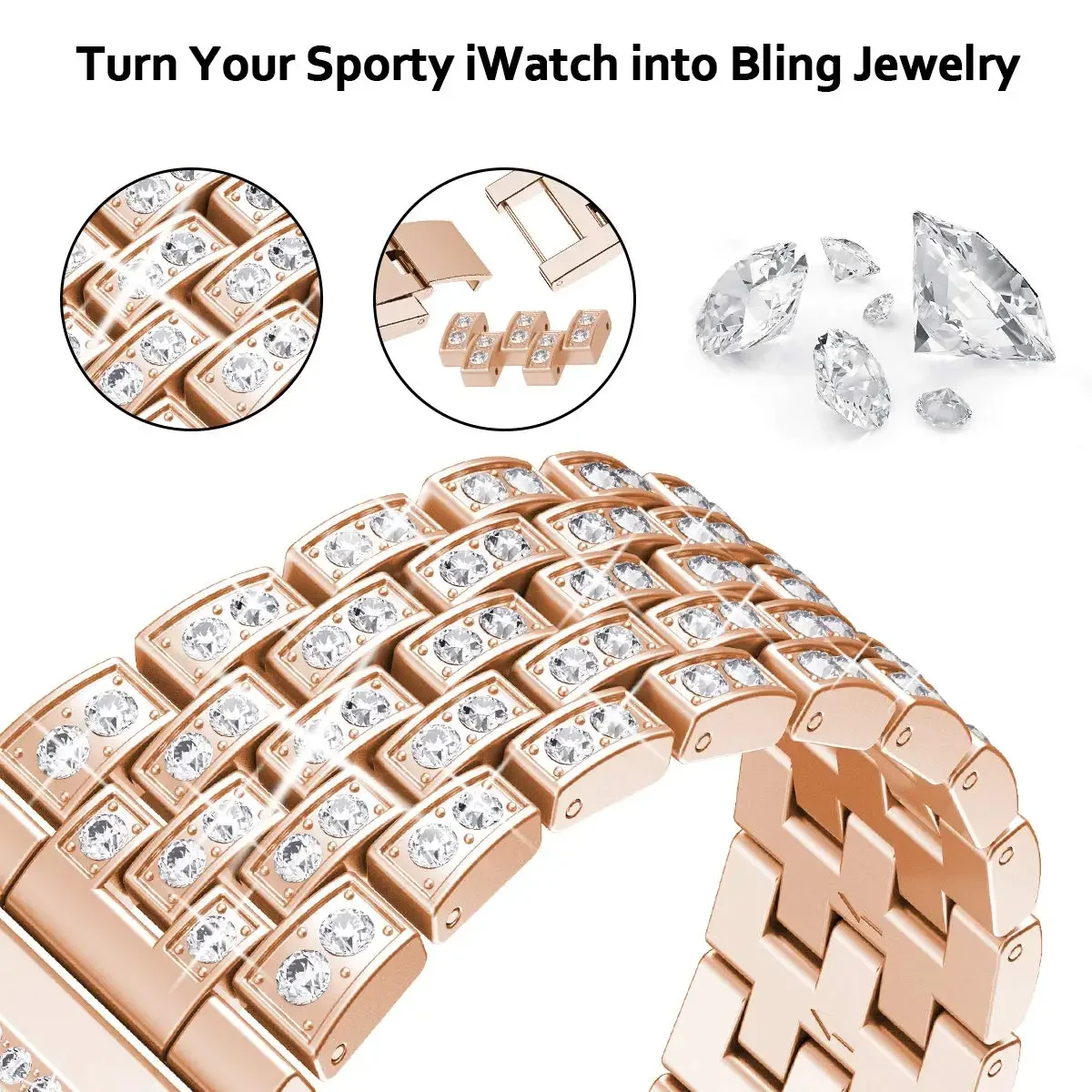 Diamond Band for Samsung Galax - Titan Smartwatch Accessories 리뷰 및 가격