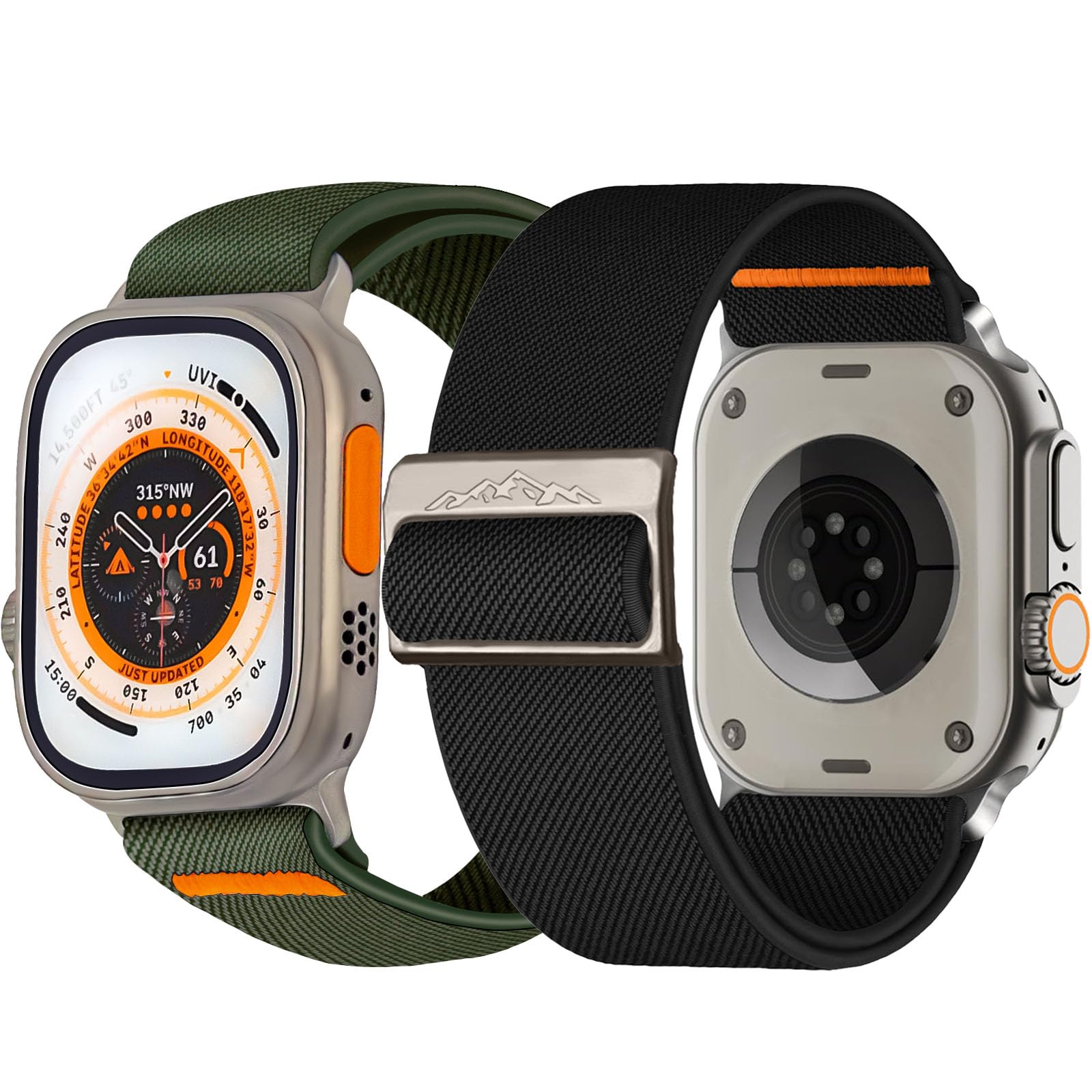 Nylon Strap For Apple Watch ul - Titan Smartwatch Accessories 리뷰 및 가격