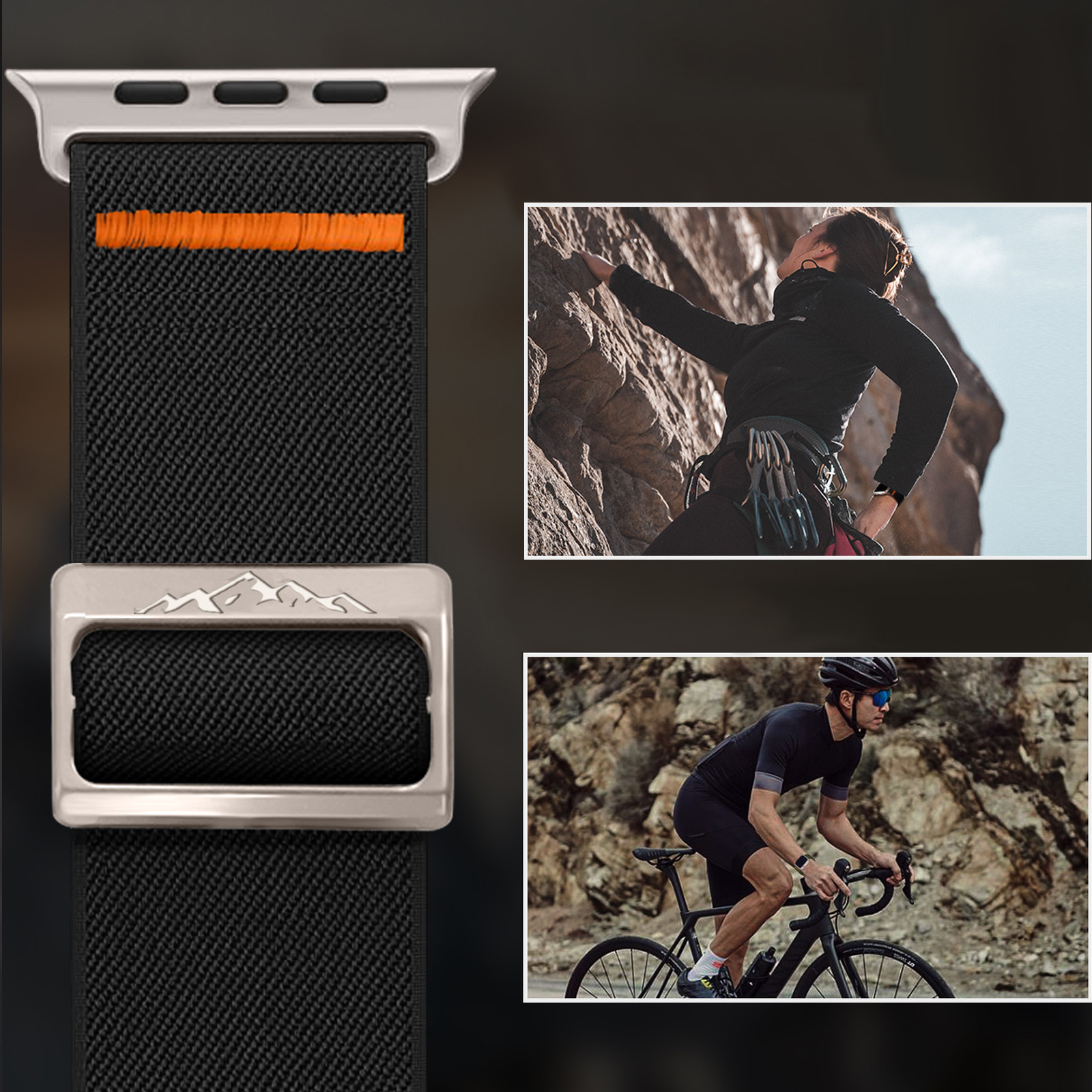 Nylon Strap For Apple Watch ul - Titan Smartwatch Accessories 리뷰 및 가격