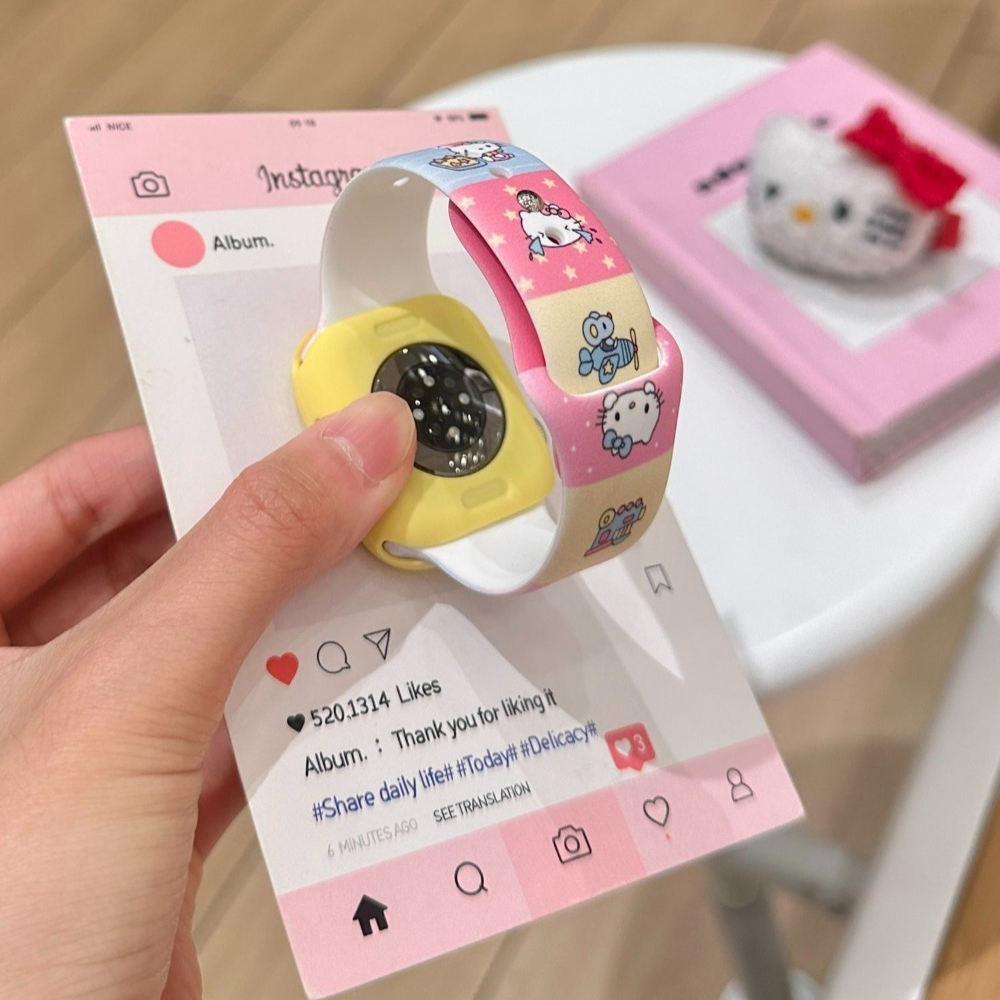 Anime Sanrio Lovely Kitty Sili - Apple Smartwatch Accessories 리뷰 및 가격