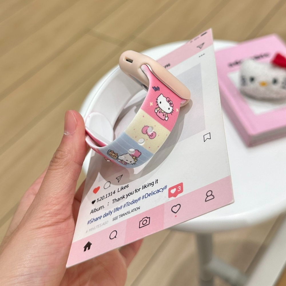 Anime Sanrio Lovely Kitty Sili - Apple Smartwatch Accessories 리뷰 및 가격