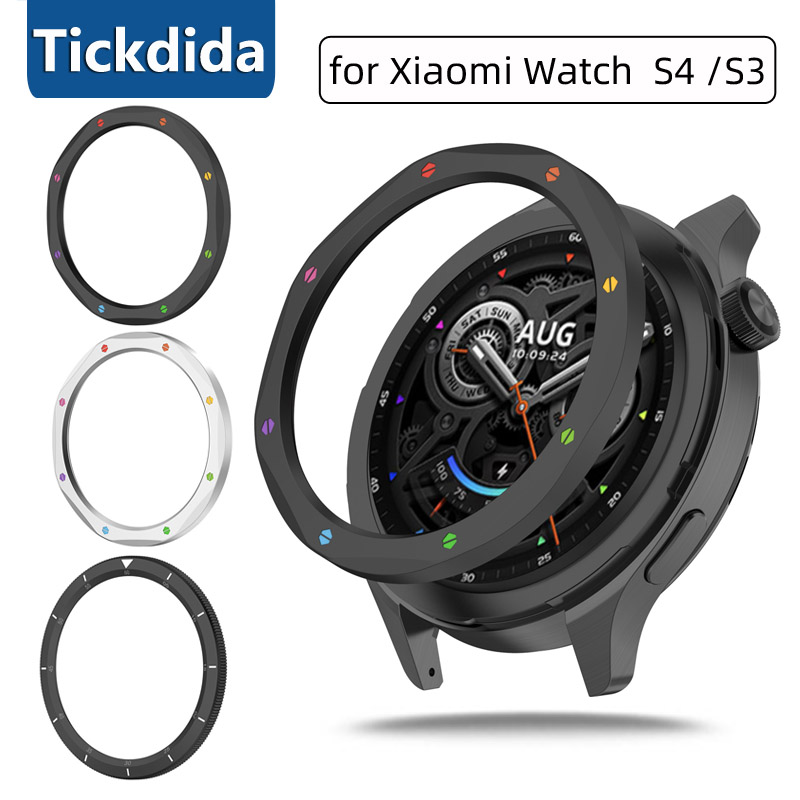 Metal Bezel Ring Case For Xiao - Xiaomi Smartwatch Accessories 리뷰 및 가격