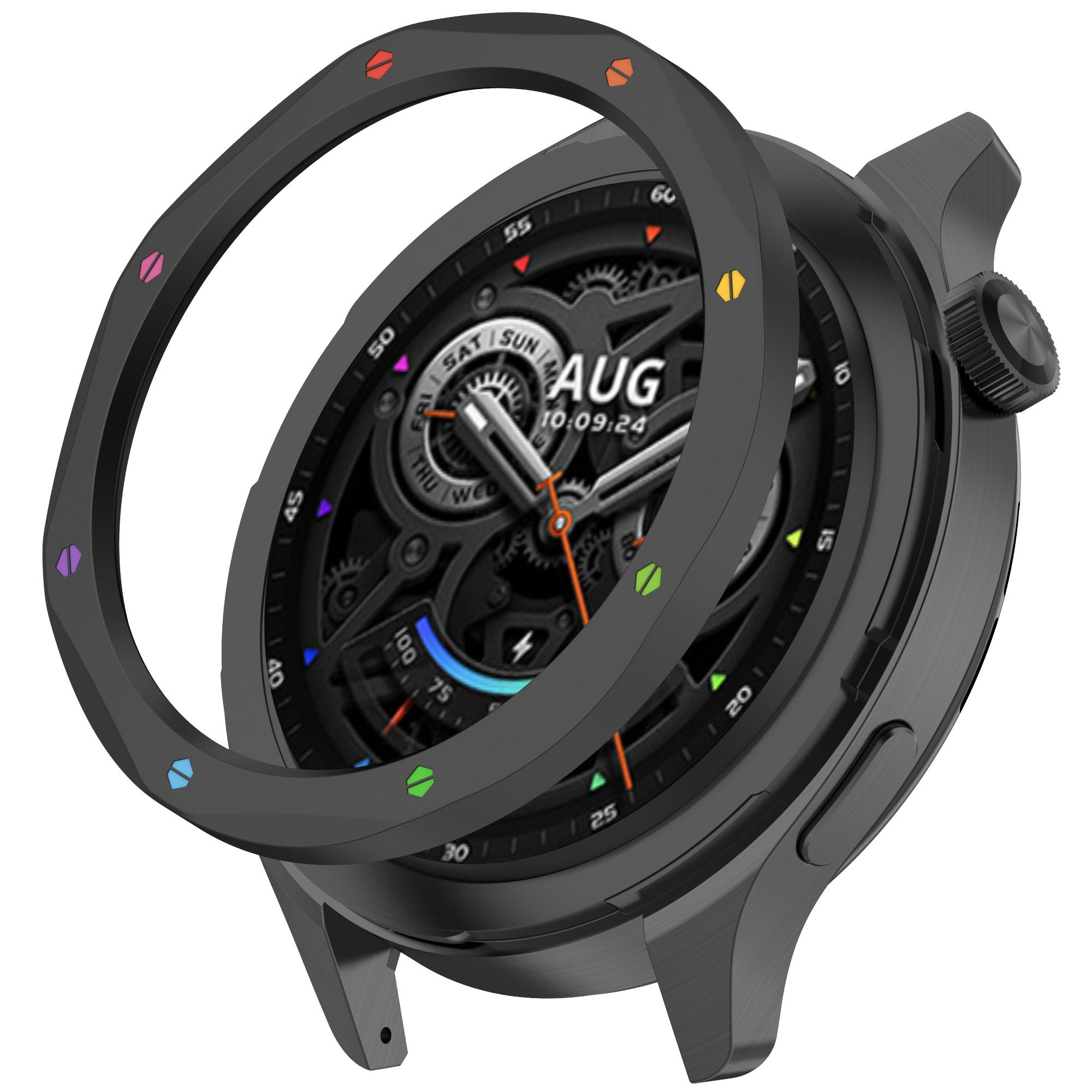 Metal Bezel Ring Case For Xiao - Xiaomi Smartwatch Accessories 리뷰 및 가격
