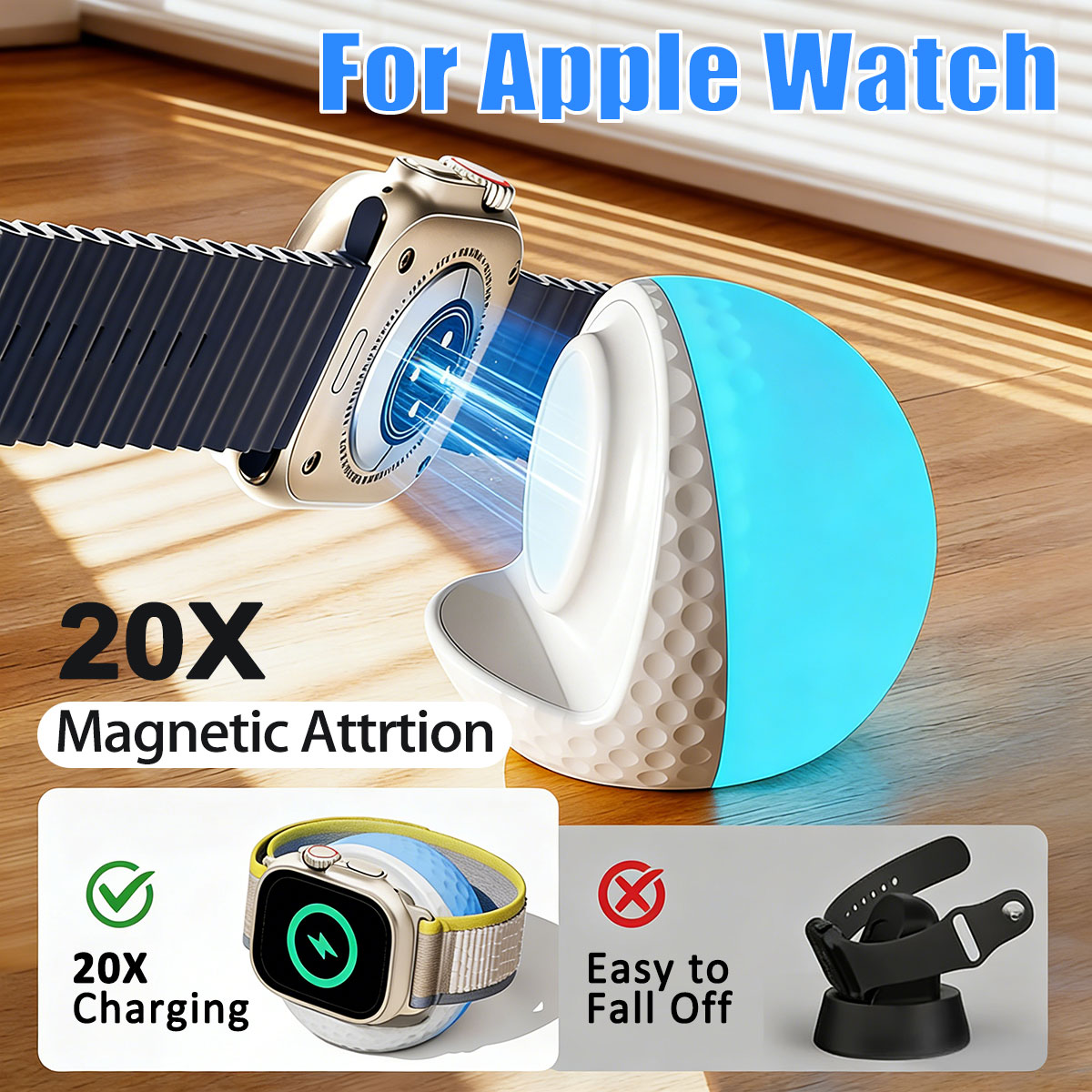 Portable RGB Lighting Wireless - Watch Charging Dock 리뷰 및 가격