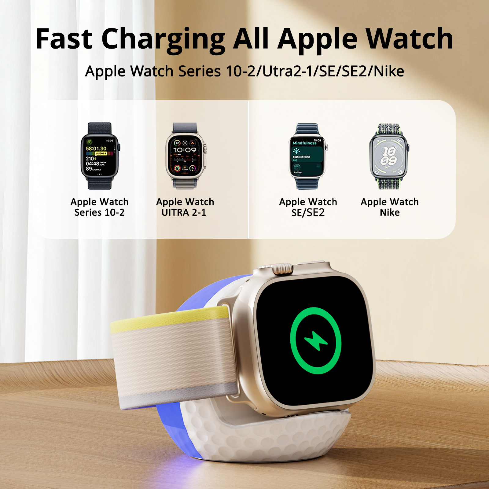 Portable RGB Lighting Wireless - Watch Charging Dock 리뷰 및 가격