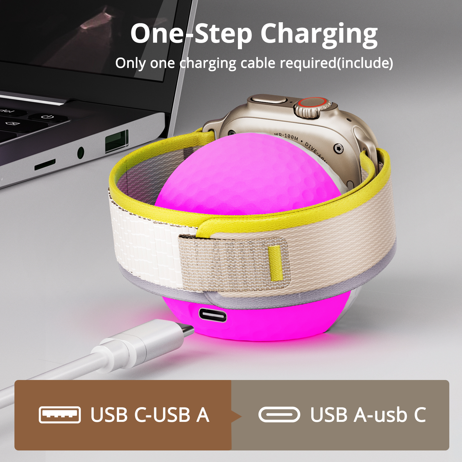 Portable RGB Lighting Wireless - Watch Charging Dock 리뷰 및 가격