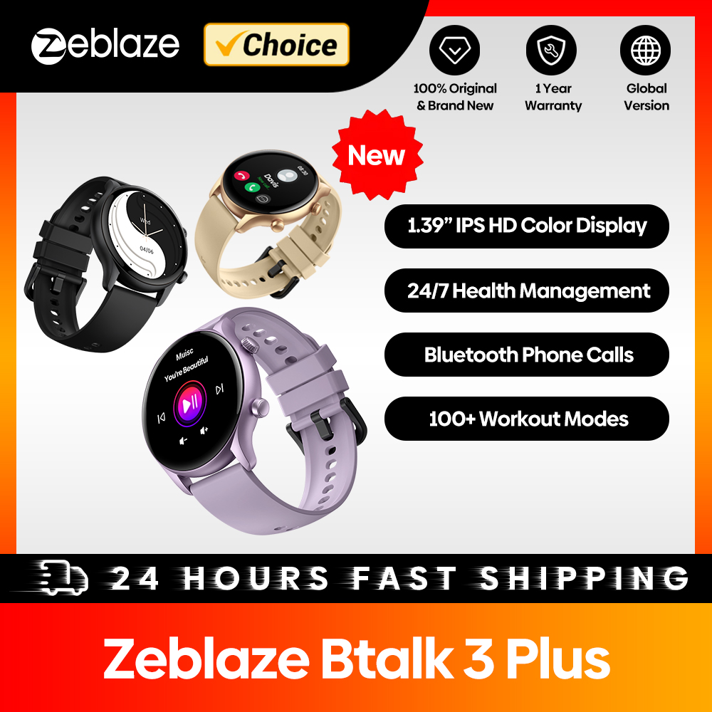 New Zeblaze Btalk 3 Plus Voice - Smartwatch Face 리뷰 및 가격