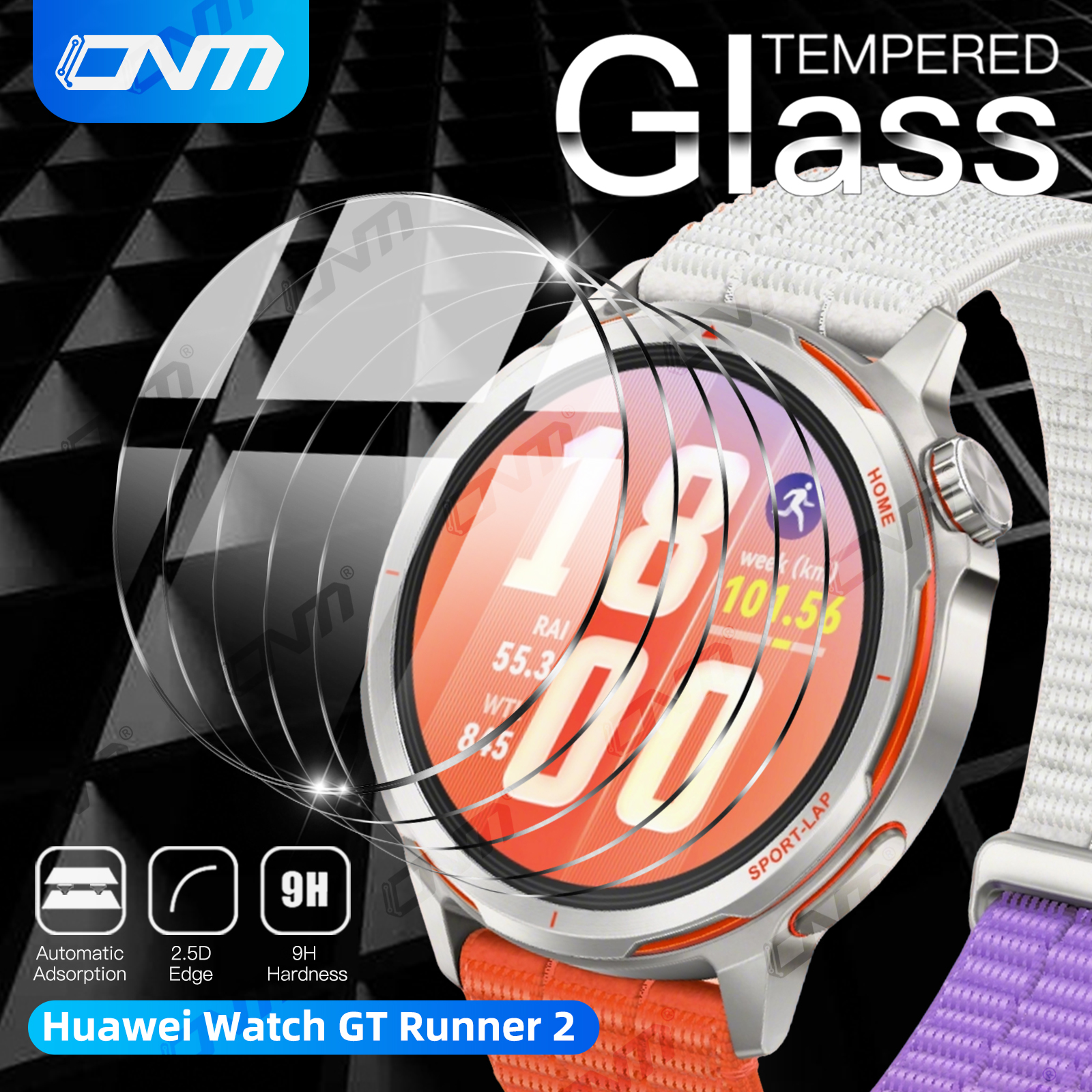 9H Tempered Glass For Huawei W - Titan Smartwatch Accessories 리뷰 및 가격