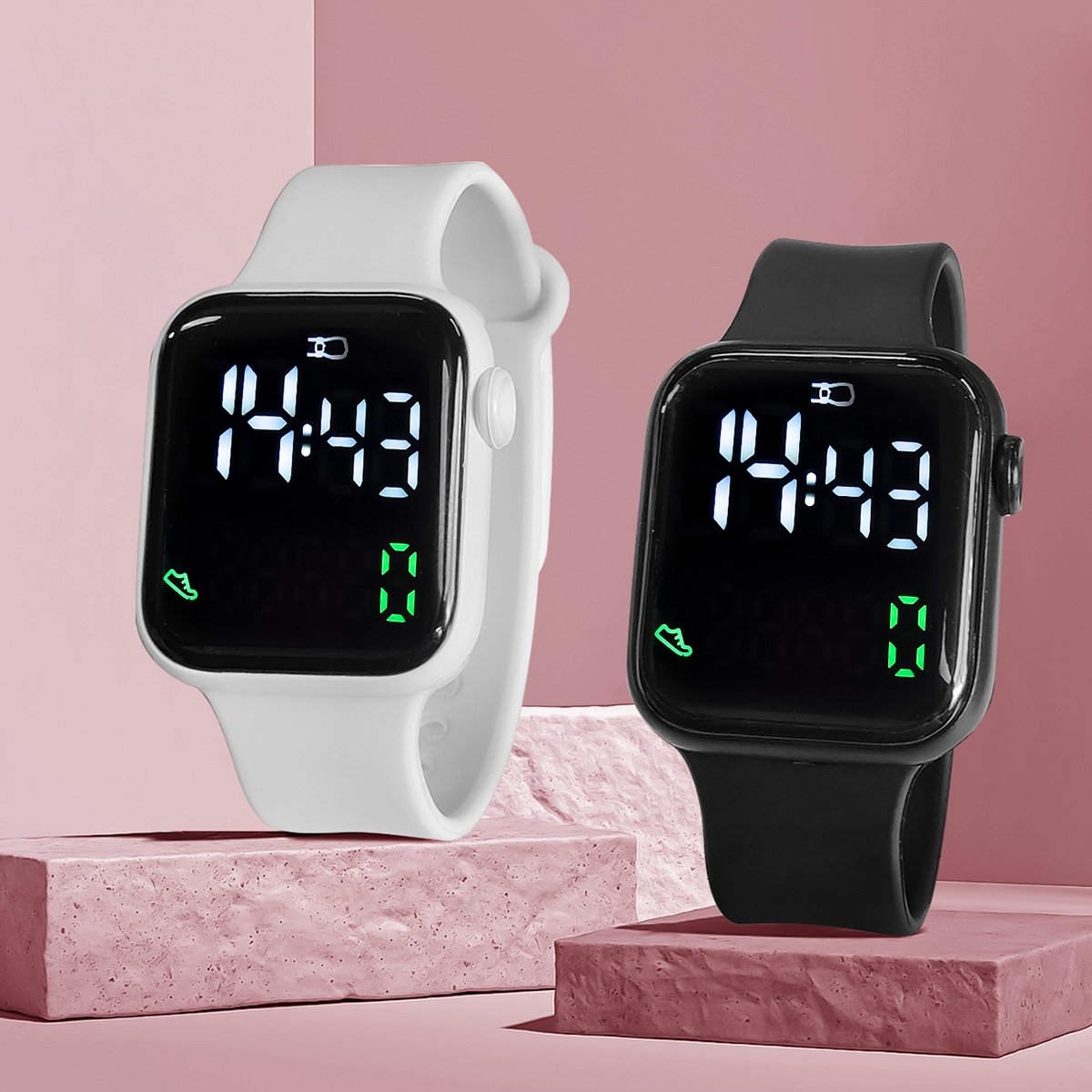 New 2PCS Student Minimalist Sm - Smartwatch Touch 리뷰 및 가격