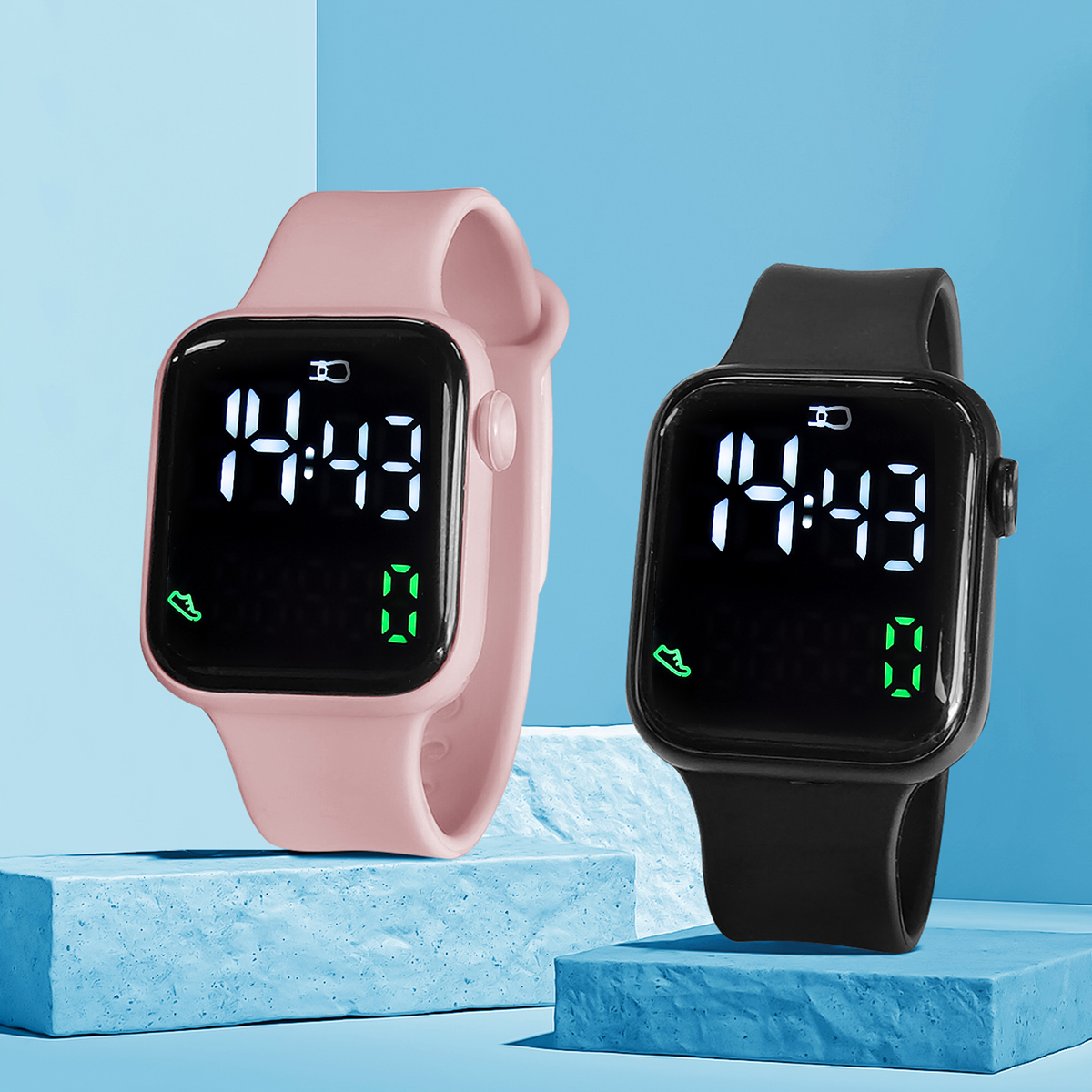 New 2PCS Student Minimalist Sm - Smartwatch Touch 리뷰 및 가격