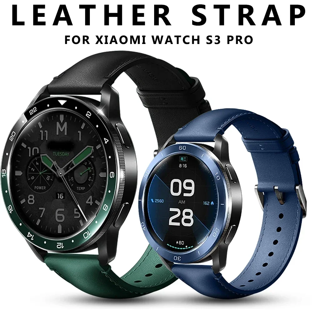 22MM Original Leather Strap fo - Xiaomi Smartwatch S3 Accessories 리뷰 및 가격